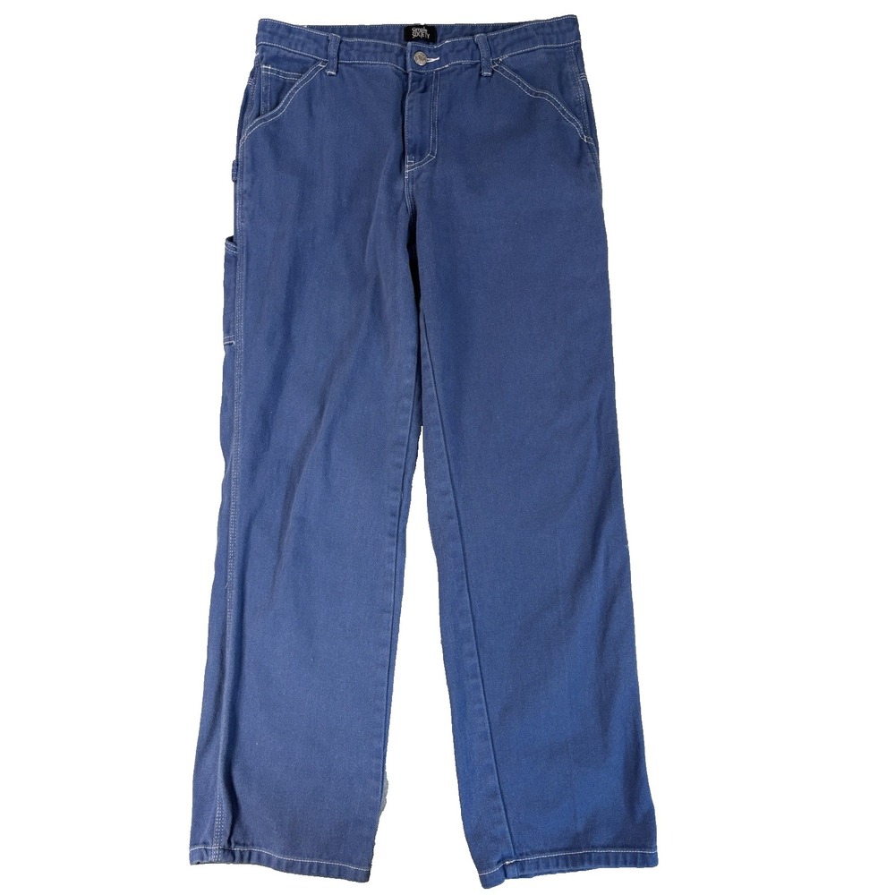 Simple Society High Rise Carpenter Work Jeans Sz 7 Utility Gorpcore Vintage 90s
